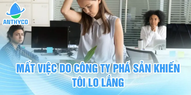 Mất việc do công ty phá sản khiến tôi lo lắng